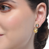 Samyukta Kundan Blue Agate Necklace Set