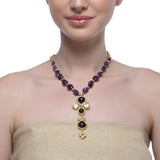 Samyukta Amethyst Kundan Necklace