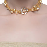 Samyukta Zircon Pearl Choker