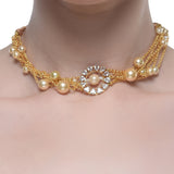 Samyukta Zircon Pearl Choker