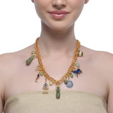 Samyukta Multi Charm Necklace Sautoir