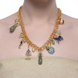 Samyukta Multi Charm Necklace Sautoir