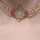 Samyukta Aventurine Kundan Choker