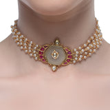 Samyukta Aventurine Kundan Choker