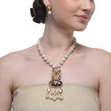 Samyukta Fluorite Kundan Necklace Set