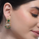 Samyukta Zircon Green Onyx Necklace Set