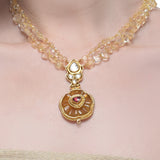Samyukta Citrine Kundan Necklace Set