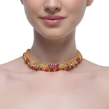Samyukta Gold Plated Kundan Necklace