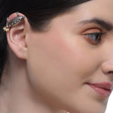 Sterling Silver 92.5  Bugdhi Earcuff Earrings