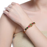 Chaitra Navrattan Kundan Bangle Kada