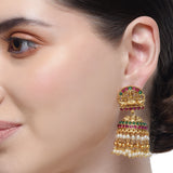 Chaitra Lakshmi Temple Jhumki Earrings