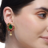 Chaitra Kairi Kamal Kundan Stud Earrings