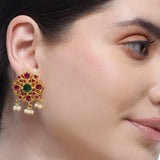 Chaitra Kundan Peacock Necklace Set