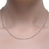 Silver Plated Fine Ball Chain
