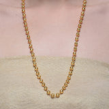 Gold Plated Honeycomb Disco Ball Chain