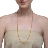 Gold Plated DC Frosted Ball Chain