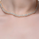 Grishma Gold Plated Zircon Necklace Set