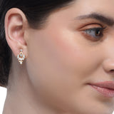 Grishma Gold Plated Zircon Fluorite Necklace Set