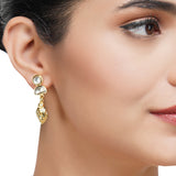 Gold & Silver Plated Leela Kundan Peacock Signature Necklace Set