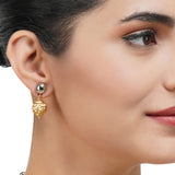 Gold & Silver Plated Leela Kundan Necklace Set