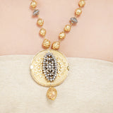 Gold & Silver Plated Leela Kundan Artisanal  Necklace Set