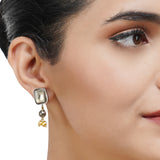 Gold & Silver Plated Leela Peacock  Kundan Necklace Set