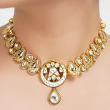 Gold Plated Sampurna Kundan Necklace Set