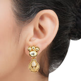 Gold Plated Sampurna Kundan Necklace Set