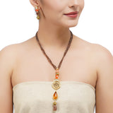 Gold Plated Sampurna Kundan  Lakshmi Necklace Set