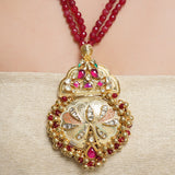 Gold Plated Sampurna Kundan Necklace Set