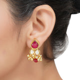 Gold Plated Sampurna Kundan Necklace Set