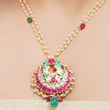 Gold Plated Sampurna Kundan Necklace Set