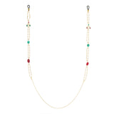 NAYAN GREEN RED PEARL ACCESSORIES