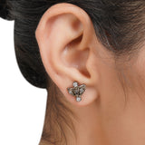 Silver Plated Sampurna Tourmaline Zircon Pendant Set