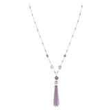 DOR AMETHYST GOLD PLATED NECKLACE