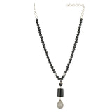 DOR BLACK LONG NECKLACE