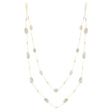 DOR SMOKEY GOLD PLATED NECKLACE
