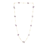 DOR AMETHYST GOLD PLATED NECKLACE