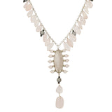 DOR ROSEQUARTZ PENDANT NECKLACE