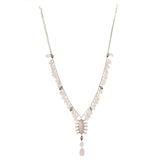 DOR ROSEQUARTZ PENDANT NECKLACE