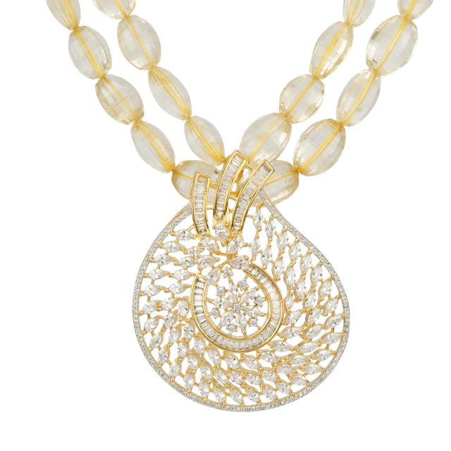 HEERA PENDANT ZIRCON SET