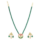 Kanchan Kundan Peacock Necklace Set
