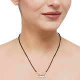 Gold Plated Zircon Mangalsutra