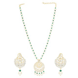 HEERA PANDANT PEARL SET