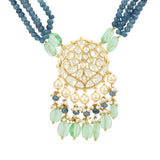 Kanchan Kundan Round Flower Necklace Set