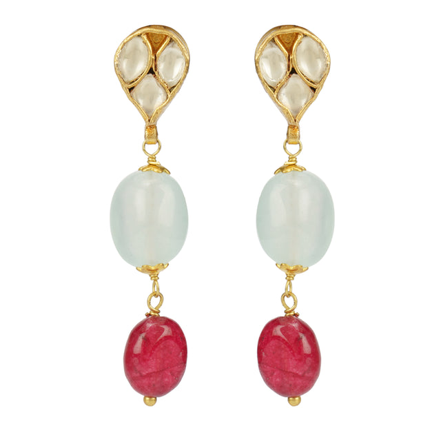 ANMOL STAR KUNDAN PENDANT SET