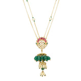Kanchan  Kundan Green  Necklace Set