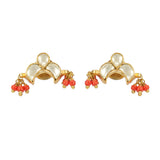 Kanchan Coral Kundan Necklace Set