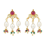 Kanchan Kundan Pearl  Necklace Set