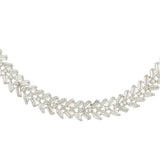 HEERA SILVER PAN NECKLACE SET